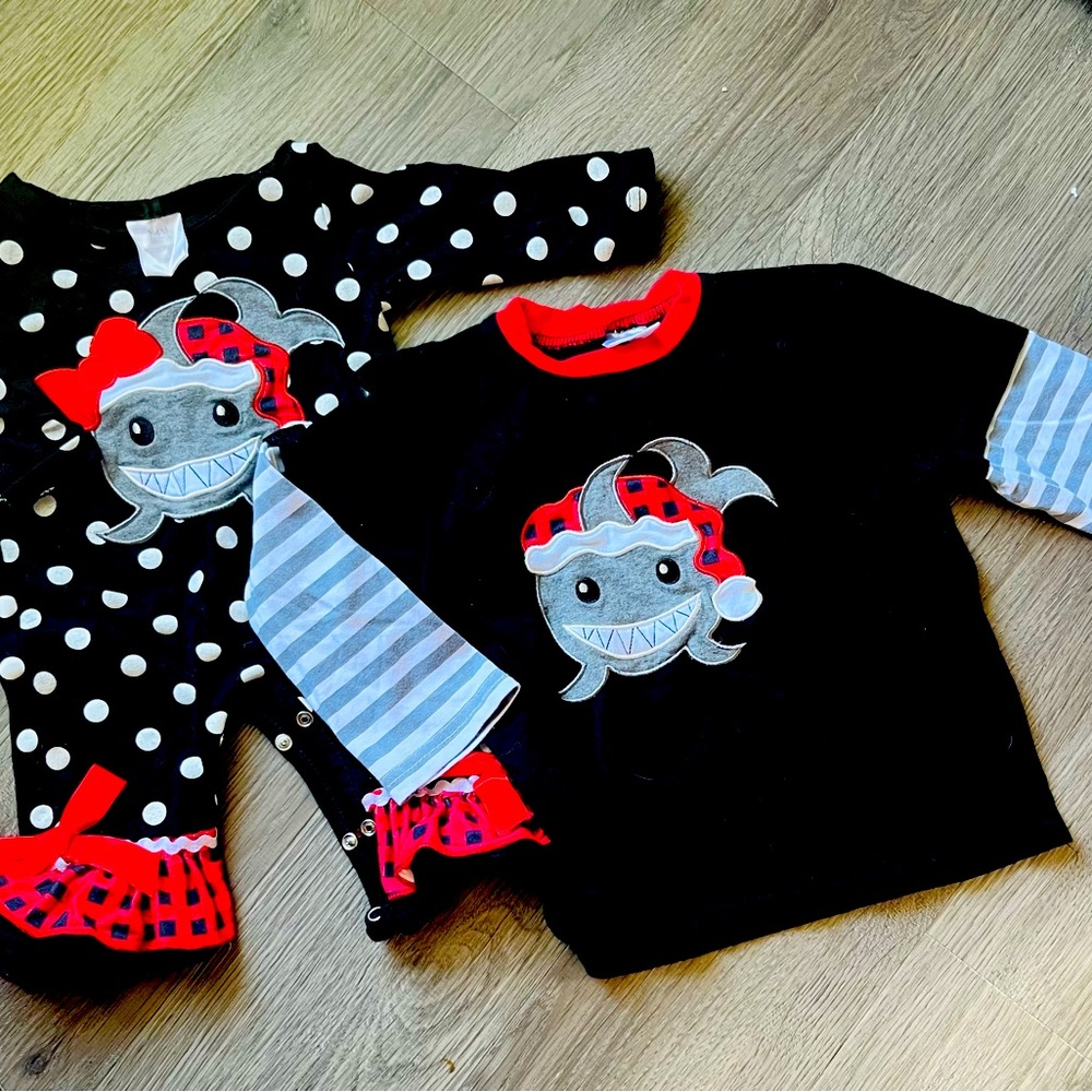 Matching Brother & Sister Christmas Set